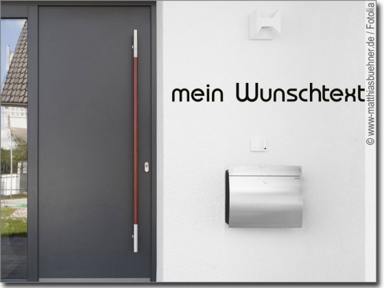 Preview: Aufkleber für Fassaden Wunschtext Nr. 14