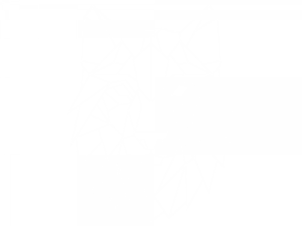 Preview: Glastattoo Geometrie Wolf