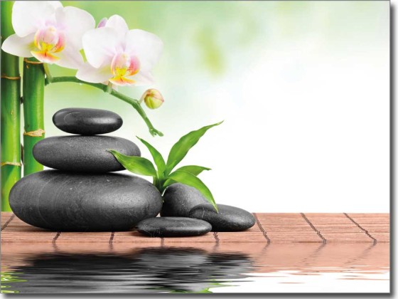 Preview: Orchidee mit Steinen Preview: Orchidee mit Steinen
