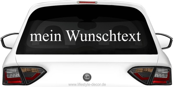 Autoaufkleber Wunschtext | 1