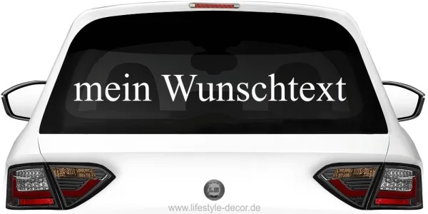 Autoaufkleber Wunschtext | 1