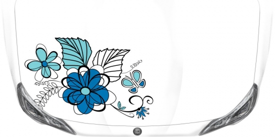 Preview: Autoaufkleber Blumenmotiv Preview: Autoaufkleber Blumenmotiv