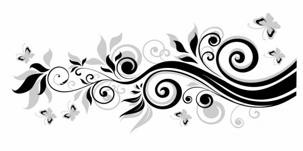 Preview: Autoaufkleber Ornament Frühlingsduft