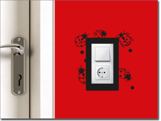 Preview: Schaltertattoo Motiv 7 Lady Bug Preview: Schaltertattoo Motiv 7 Lady Bug