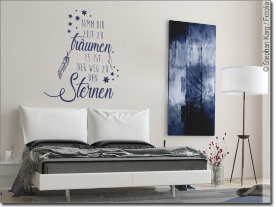 Preview: Wandtattoo Nimm dir Zeit zu träumen