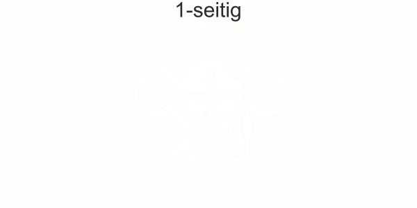 Aufkleber Windrose gekreuzte Säbel und Totenkopf