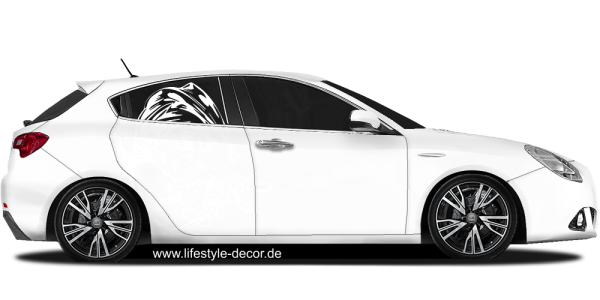 Preview: Autoaufkleber Zwerg