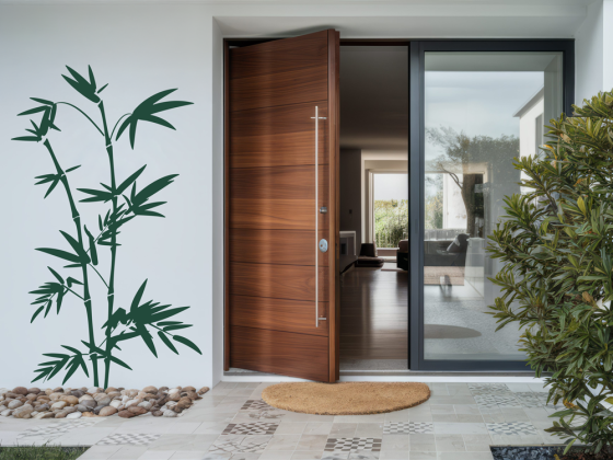 Preview: Außenaufkleber Bambusstrauch