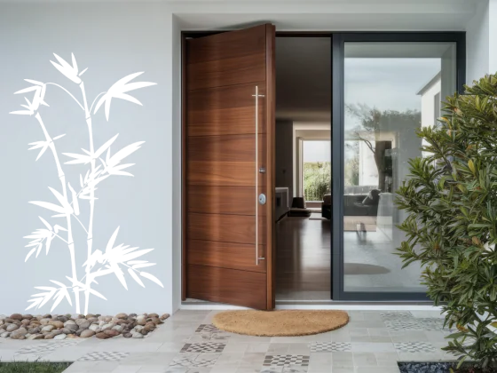 Außenaufkleber Bambusstrauch