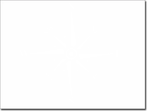 Außenwandaufkleber Kompass