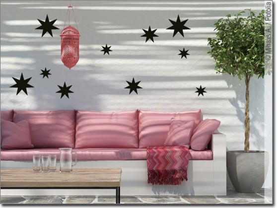 Preview: Außenwandaufkleber Sterne Preview: Außenwandaufkleber Sterne