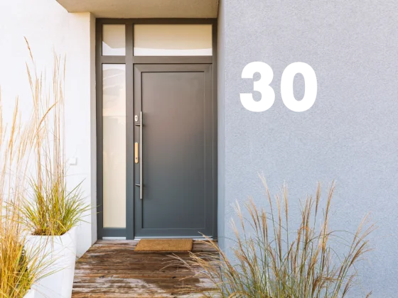 Außenwandfolie Hausnummer