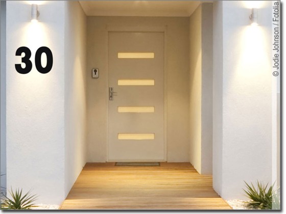 Preview: Außenwandfolie Hausnummer