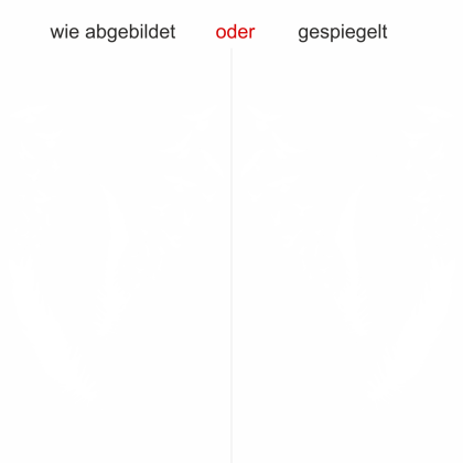 Preview: Außenwandsticker Feder mit Vögel