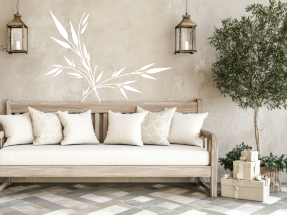 Preview: Außenwandtattoo Bambusgras