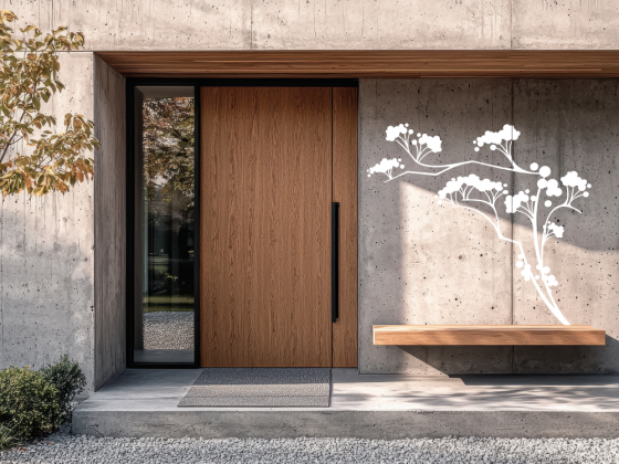 Preview: Außenwandtattoo Japanischer Strauch