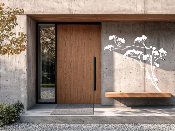 Außenwandtattoo Japanischer Strauch