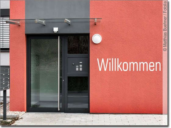 Preview: Außenwandtattoo Willkommen 6 Preview: Außenwandtattoo Willkommen 6