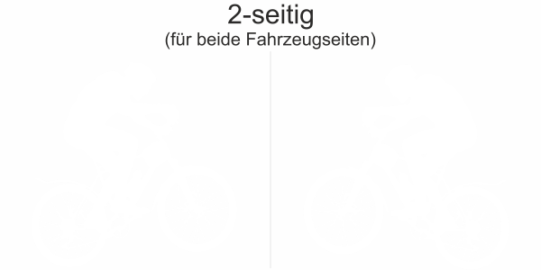 Autoaufkleber Mountainbike