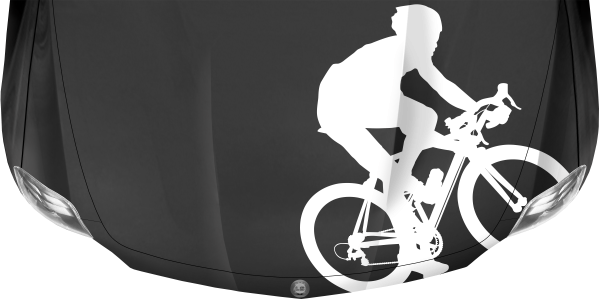 Preview: Autoaufkleber Rennrad Preview: Autoaufkleber Rennrad