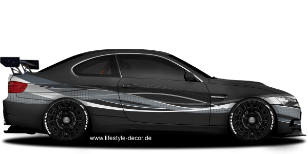 Preview: Auto Streifendecor Klebefolie