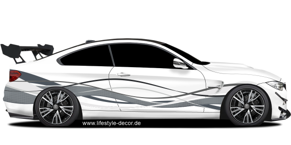Preview: Auto Streifendecor Klebefolie
