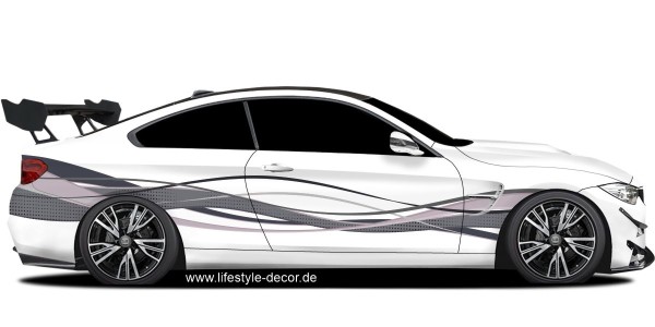 Preview: Auto Streifendecor Klebefolie