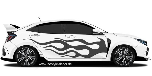 Preview: Auto Vinyl Flammendecor 03