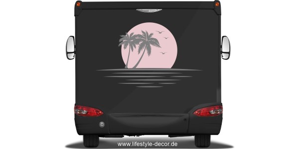 Preview: Autoaufkleber Sonnenuntergang am Meer Preview: Autoaufkleber Sonnenuntergang am Meer