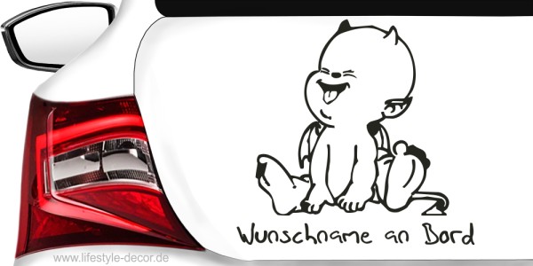 Preview: Autoaufkleber Baby an Bord 06