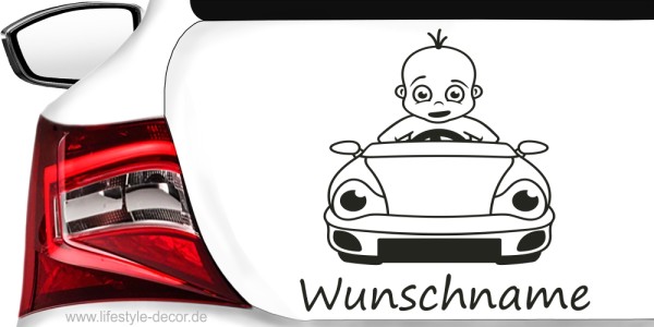 Preview: Autoaufkleber Baby an Bord 07