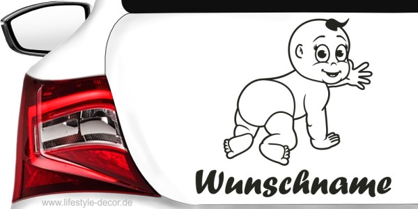 Preview: Autoaufkleber Baby an Bord 11
