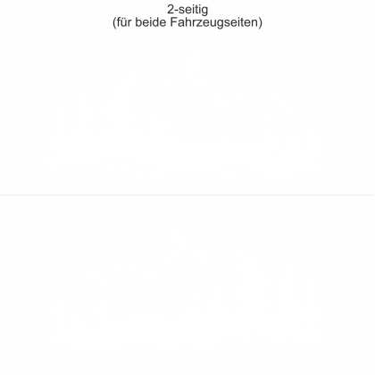 CLISPEED Autoaufkleber Berg & Wald Design - Wetterfester Vinyl Aufkleber Für Auto & Motorrad