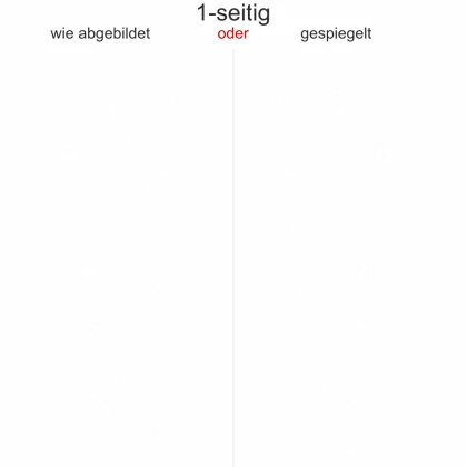 Autodekor Ornament mit Blumen - Ansicht Ausrichtung und Farbauswahl