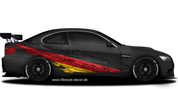 Preview: Autoaufkleber Deutsche Fahne Preview: Autoaufkleber Deutsche Fahne