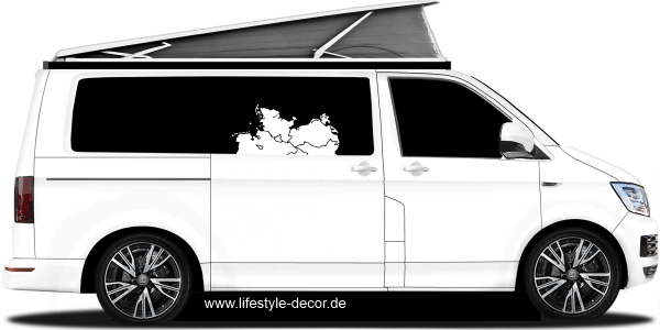 Preview: Autoaufkleber Deutschlandkarte Preview: Autoaufkleber Deutschlandkarte