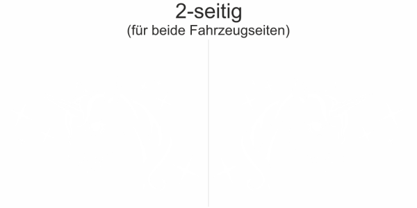 Autoaufkleber Einhorn