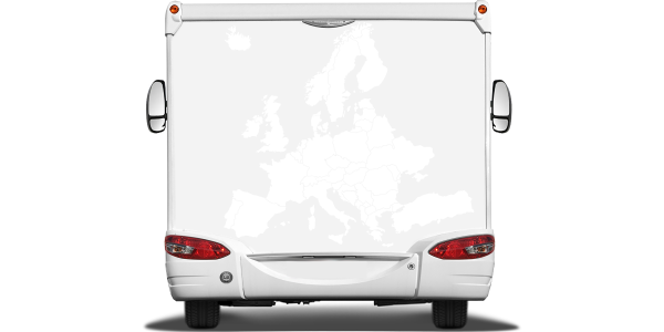 Preview: Autoaufkleber Europakarte