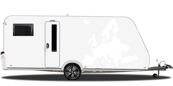 Preview: Autoaufkleber Europakarte