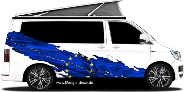 Autoaufkleber Europa