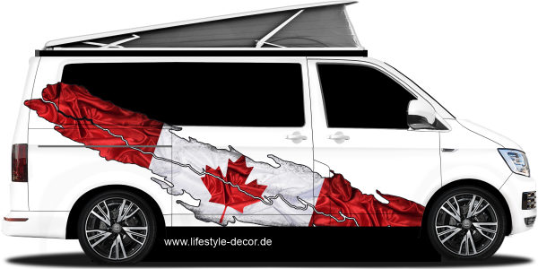 Preview: Autoaufkleber Flagge Kanada Preview: Autoaufkleber Flagge Kanada