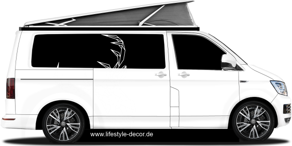 Preview: Autoaufkleber Geometrischer Hirsch Preview: Autoaufkleber Geometrischer Hirsch