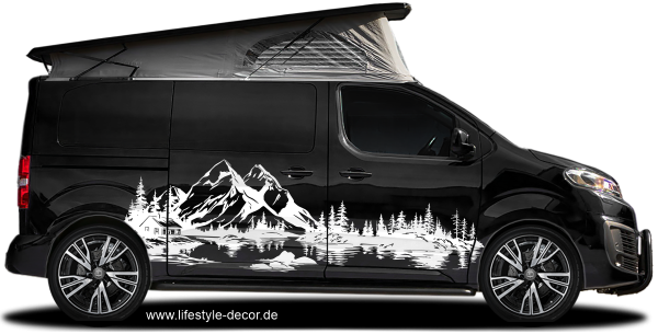 Preview: Autoaufkleber Holzhütte am See Preview: Autoaufkleber Holzhütte am See