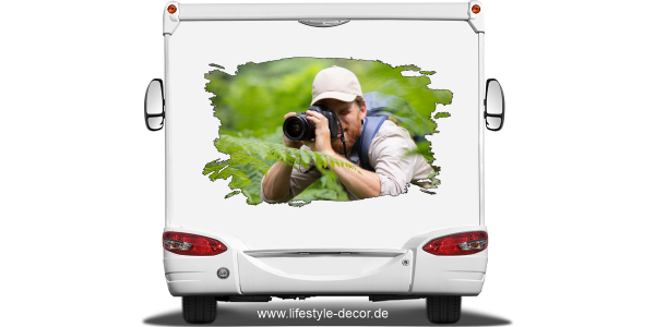 Autoaufkleber Klecks mit eigenem Foto