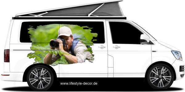 Preview: Autoaufkleber Klecks mit eigenem Foto Preview: Autoaufkleber Klecks mit eigenem Foto