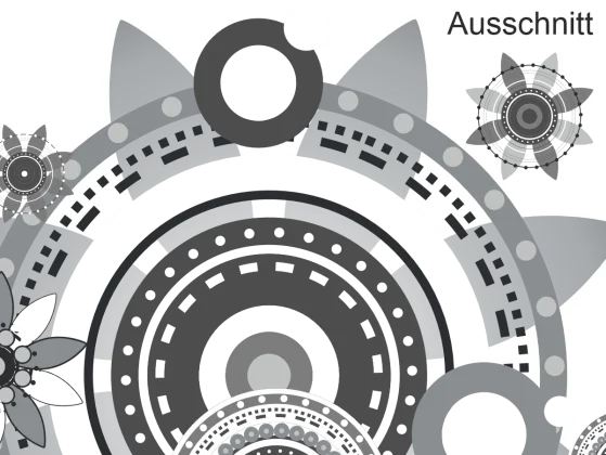 Autoaufkleber Kunstvolles Design - Ansicht Ausschnitt und Farbauswahl