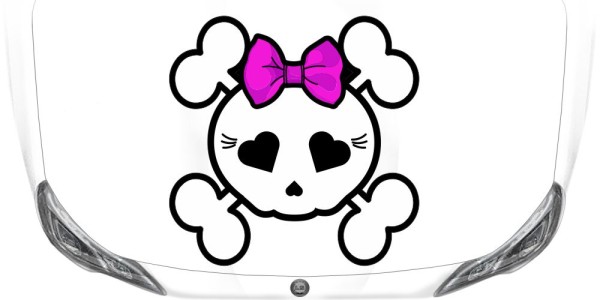 Preview: Autoaufkleber Punk Skull