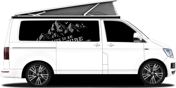 Preview: Autoaufkleber Life is an adventure