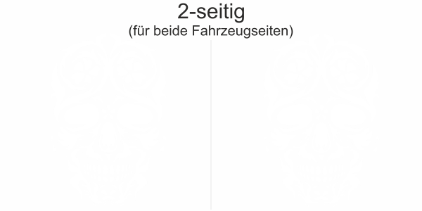 Preview: Autoaufkleber Mexikanischer Totenkopf