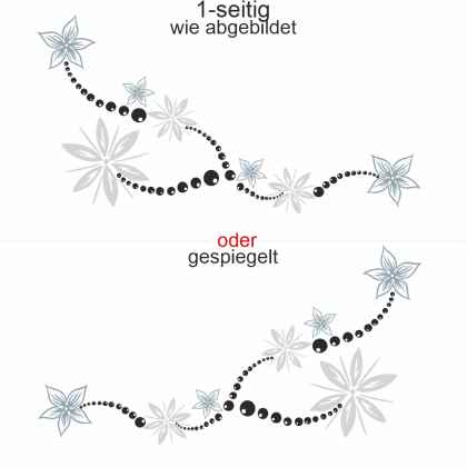 Preview: Autoaufkleber Ornament Florale Kunst